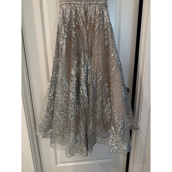 NWOT BRONX AND BANCO MADEMOISELLE SILVER MIDI DRESS, S, M available - Picture 12 of 17